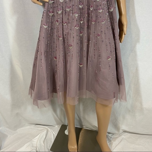 Aidan Mattox Embellished Fit & Flare Midi Dress - Picture 7 of 16